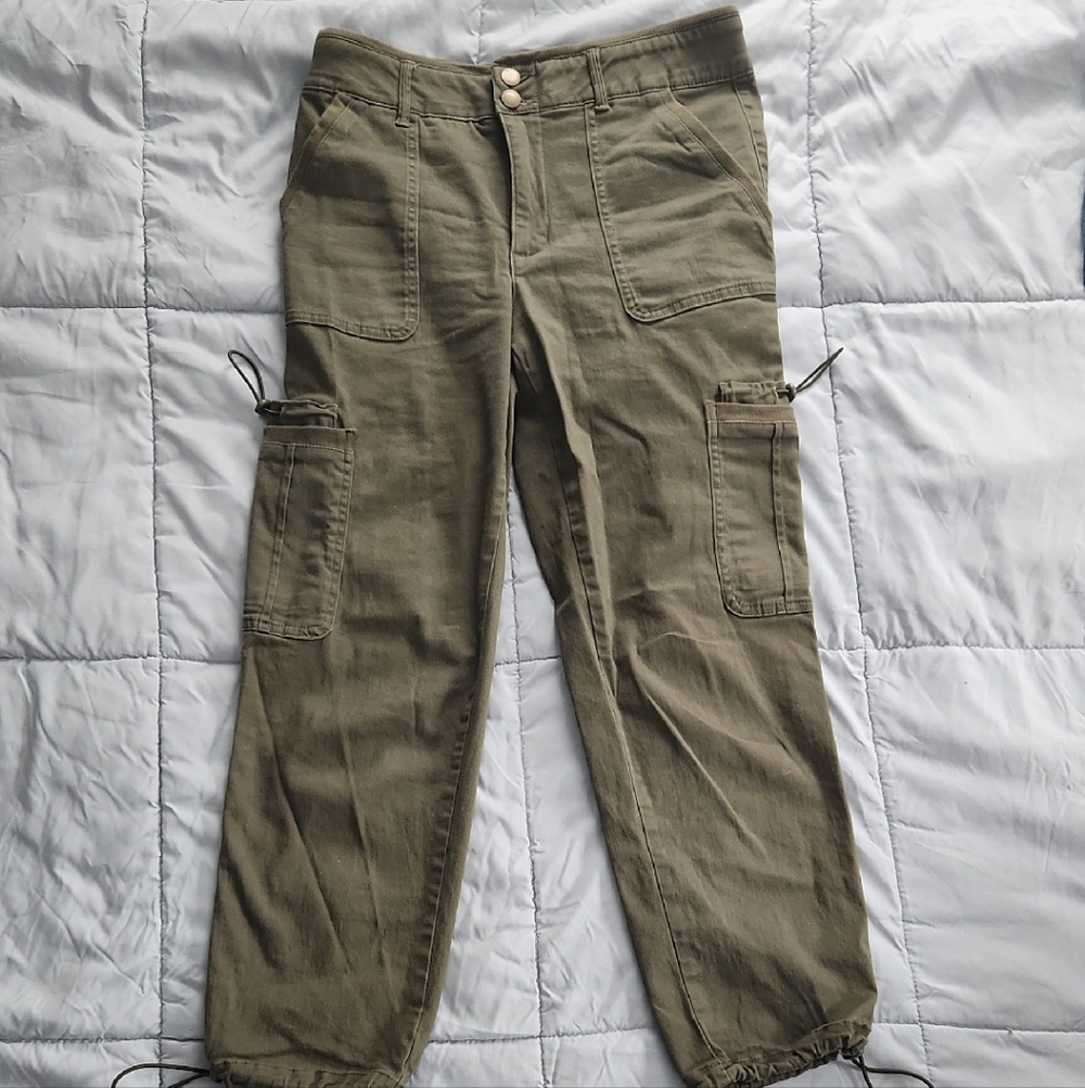 Women's Democracy Olive Cargo Pants